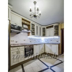 Угловая кухня ЗОВ с фасадами Париж-2