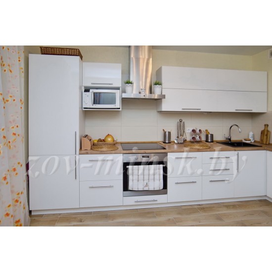 Кухня из мдф крашенного RAL 9003