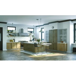 Кухня из рамочного МДФ Марсель-4 Бурбон/Каньон